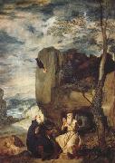 Diego Velazquez Saint Antoine abbe et Saint Paul ermite (df02) oil painting artist